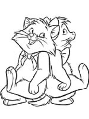 coloriage aristochats berlioz et toulouse